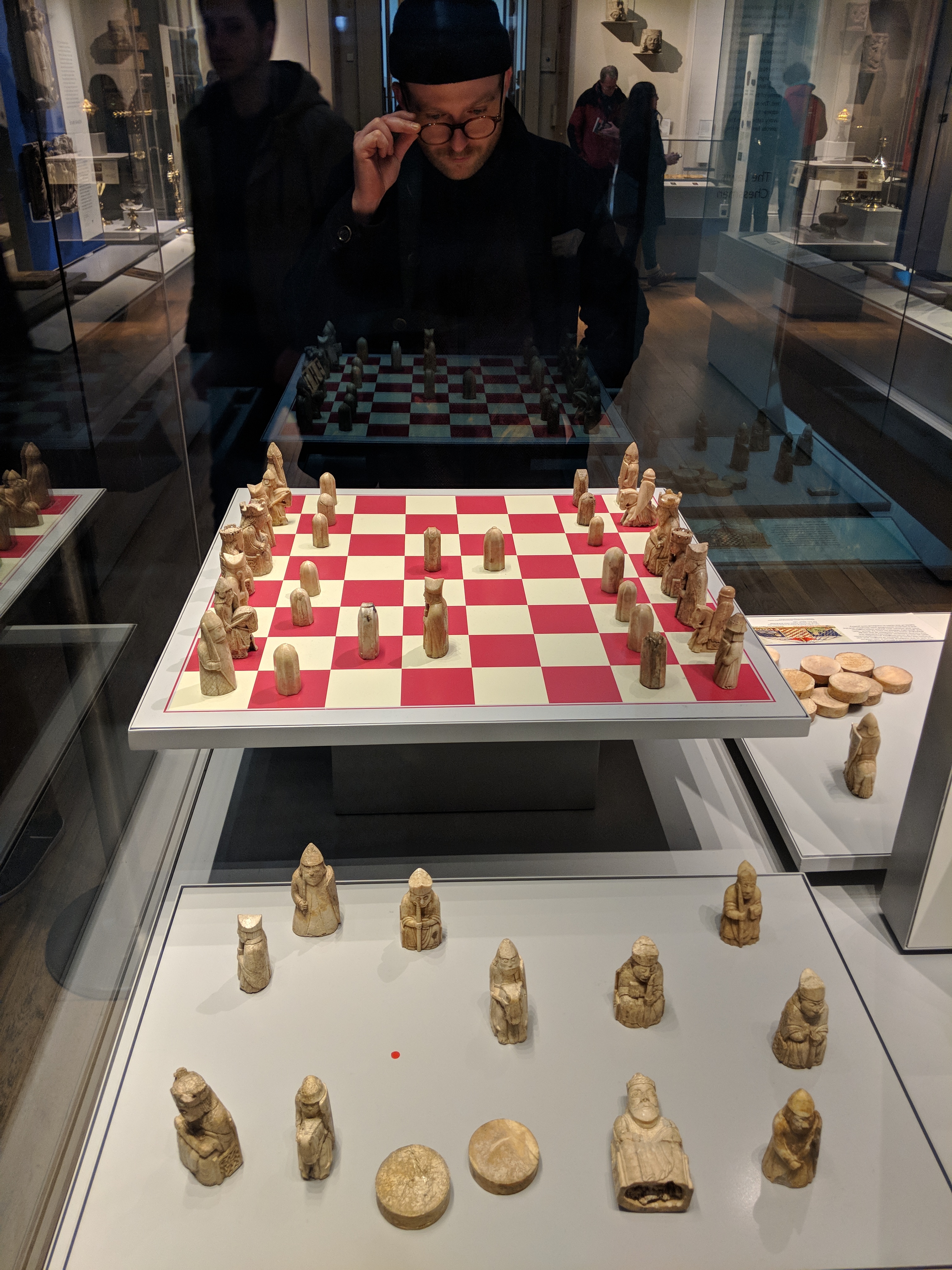  British Museum Chess Set Harry Potter Museum Local British  Museum chess lewis : Toys & Games
